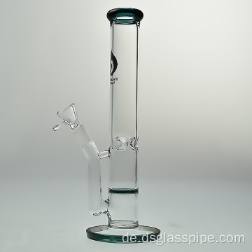 Großhandel Straight Glass Becher mit Wabenglas Bong Wasserpfeife Akzeptieren Sie OEM und ODM